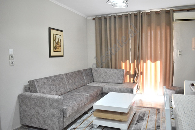 Two bedroom apartment for rent in Karl Gega Street in Tirana, Albania.
It is positioned on the four